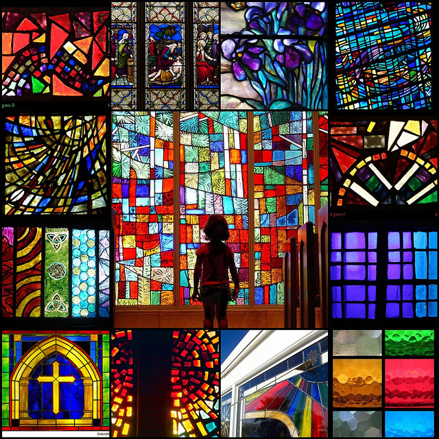 stained glass windows