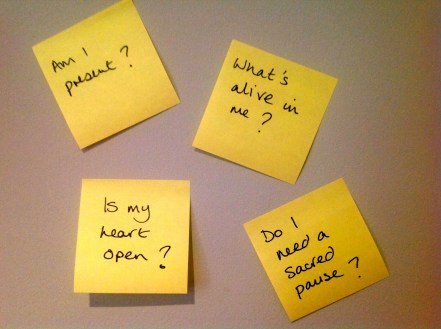 Questions to become present