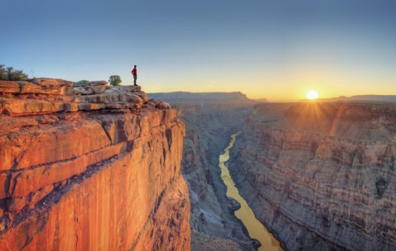 sun rise grand canyon