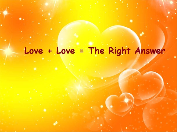 love is the answer