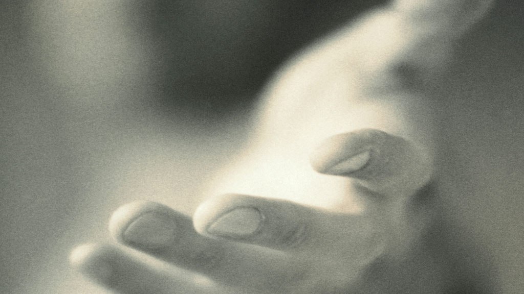 hand reaching out